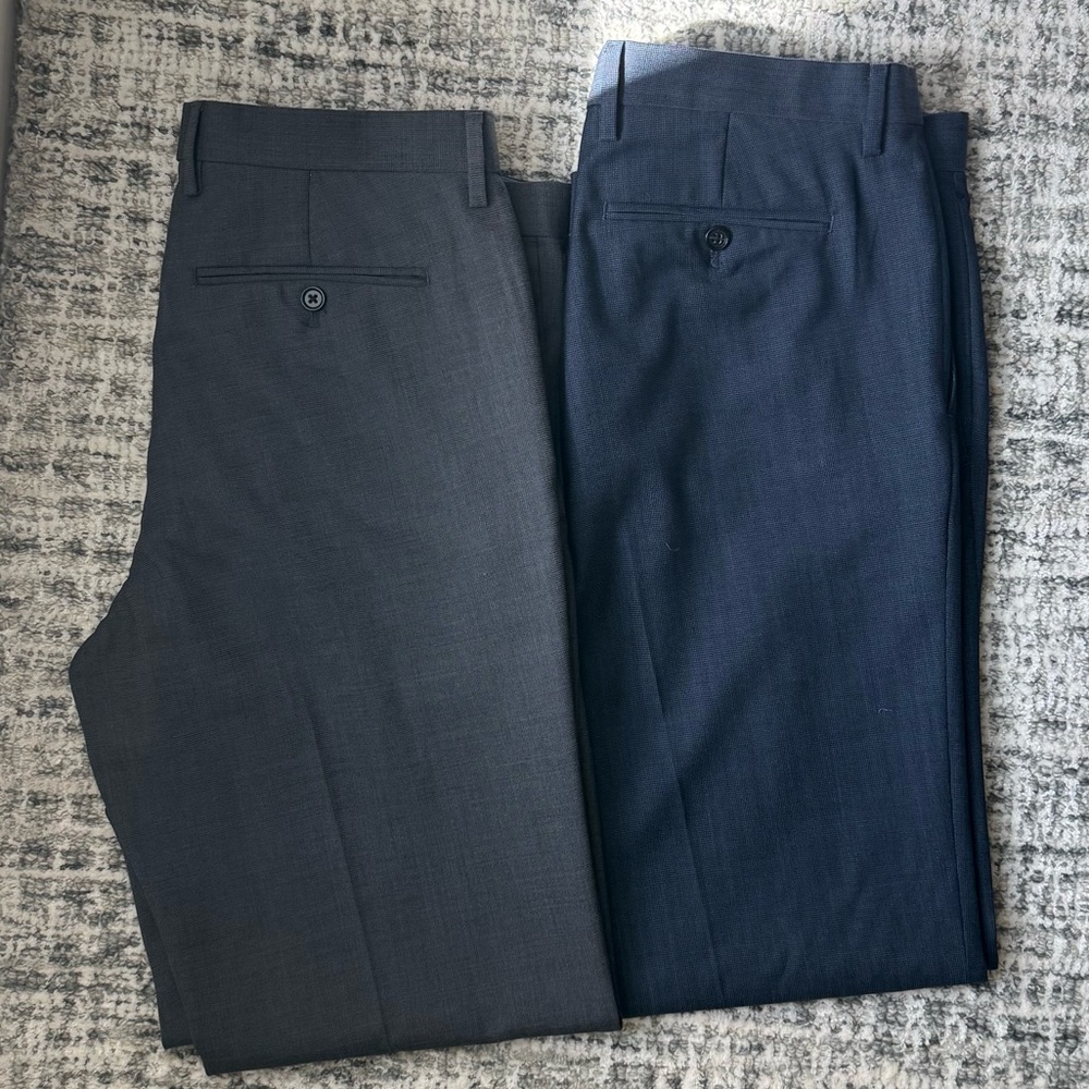 Banana Republic Modern Slim Fit Wool Dress Pants